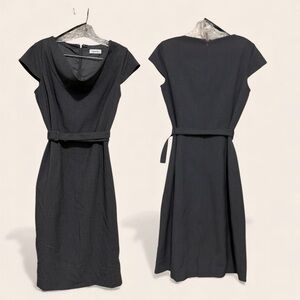 Calvin Klein Charcoal Midi Dress